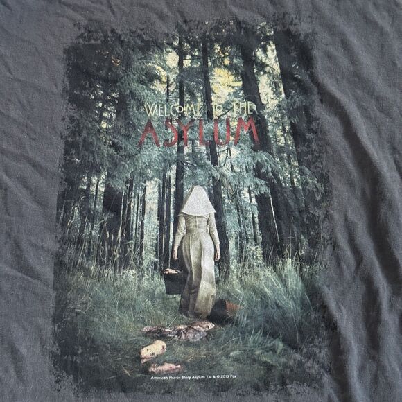American Horror Story Asylum Shirt Men's S 2013 Fox Gray - Picture 2 of 5